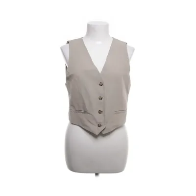 Suit vest (Beige) from Zara Cotton, Viscose, Linen