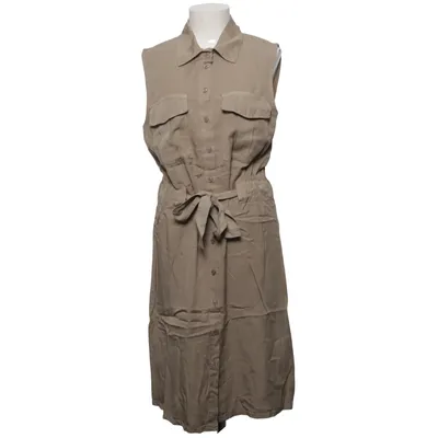 Shirt dress (Beige) from Geisha Lyocell
