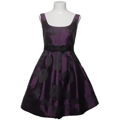 Cocktailklänning (Lila, Svart) Polyester