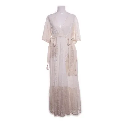Slå-om-kjole (Hvid, Beige) fra Zara Viscose