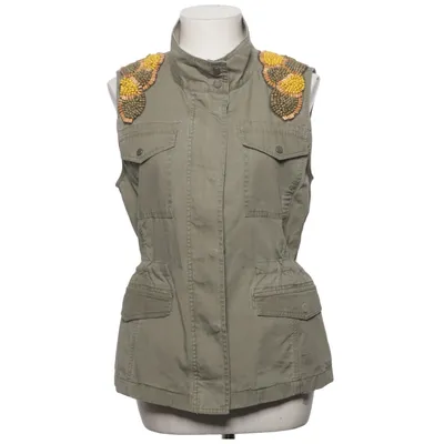 Outer vest (Green) from Pepe Jeans Cotton, Linen