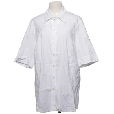 Chemise à manches courtes (Blanc) de Kj Brand Coton, Élasthane