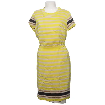 Jurk (Geel, Beige, Zwart) van Windsor Zijde, Viscose