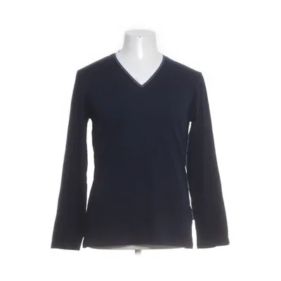Long sleeve T-shirt (Blue, White) from Van Laack Cotton, Polyester