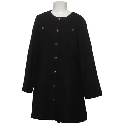 Frakke (Sort) fra H&M Modern Classic Bomuld, Polyester