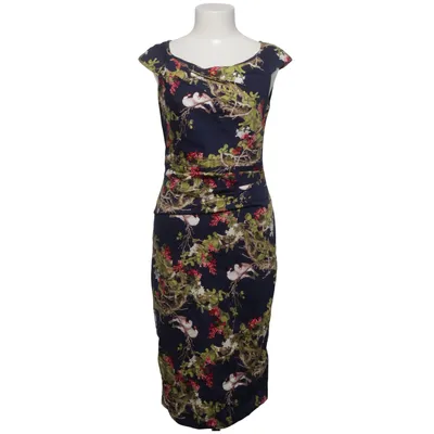 Jurk (Blauw, Meerkleurig) van Jolie Moi Katoen, Elastaan, Polyester