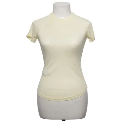 T-shirt (Geel) van Mango Polyester, Viscose