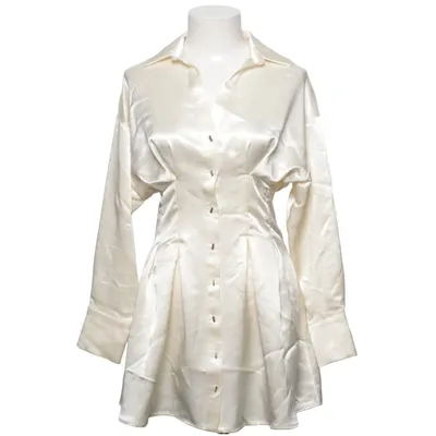 Shirt dress (Beige) from Zara
