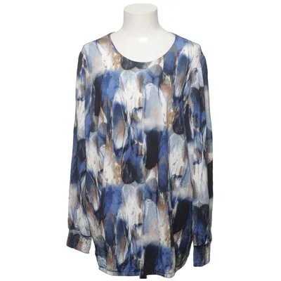 Lange mouwen shirt (Blauw, Wit, Meerkleurig) van Brandtex Elastaan, Viscose