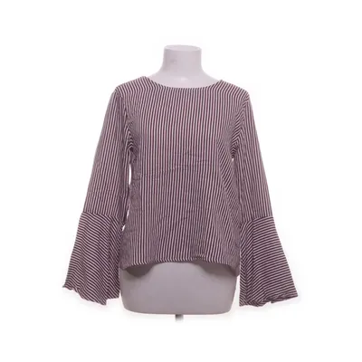Blus (Vit, Lila) från Pull & Bear Bomull, Polyester, Viskos