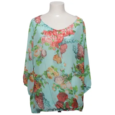 Blouse (Blauw, Meerkleurig) van Amisu Polyester