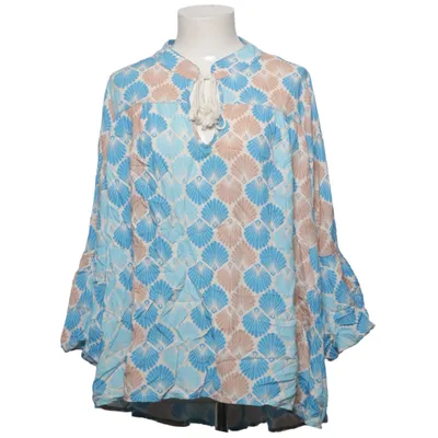 Blouse (Blauw, Wit, Bruin) van Typical Jill Viscose