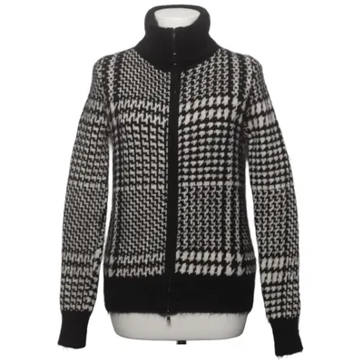 Cardigan (Noir, Blanc) de MaxMara Cachemire, Élasthane, Mohair, Polyamide, Laine