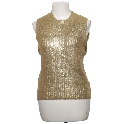 Pullunder (Gold) von Zara Acryl, Elasthan, Polyamid, Polyester