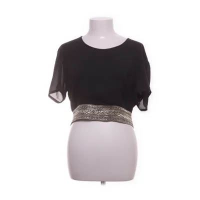 Crop top (Svart, Guldfärgad) från Smiley Vintage