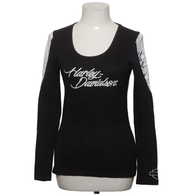 Lange mouwen shirt (Zwart, Wit) van Harley Davidson Katoen, Polyester
