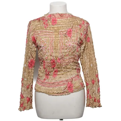 Bluse (Beige, Pink, Flerfarvet) fra Prag Silke, Viscose
