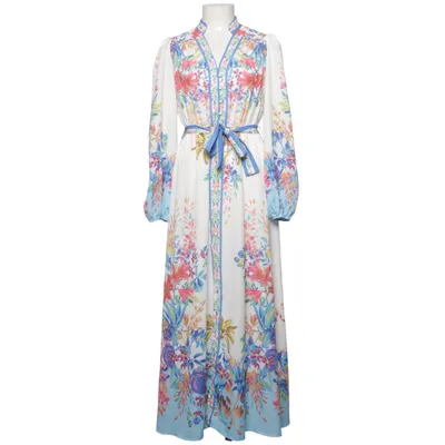 Maxi dress (White, Blue, Multicolored) from Jus de Pom Polyester
