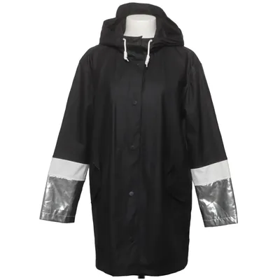 Regenmantel (Schwarz, Silber) von Zac & Zoe Polyester, Polyurethan