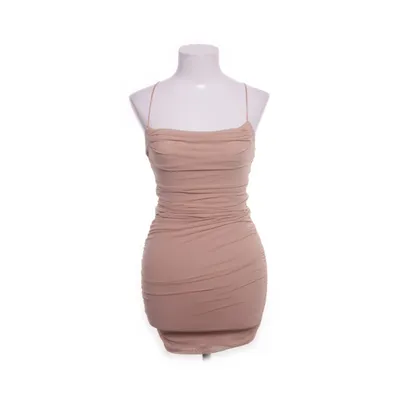 Jurk (Beige) van Oh Polly Elastaan, Nylon, Polyester