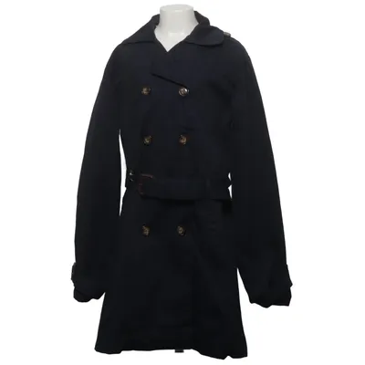 Trenchcoat (Blauw) van Crash One Katoen, Polyester