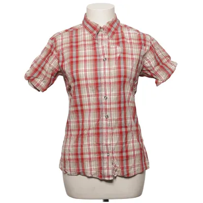 Chemise à manches courtes (Rouge, Beige) de Lundhags Bambou, Coton