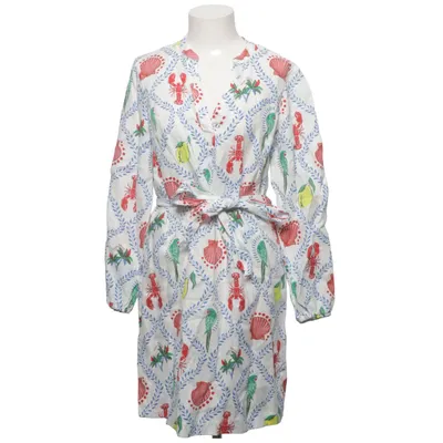 Wickelkleid (Weiß, Mehrfarbig) von Boden Leinen