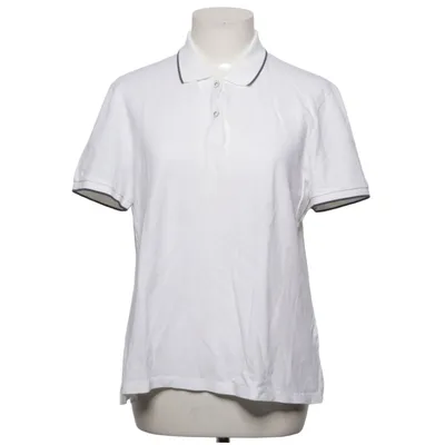 Pikétröja (Vit) från Morgano Bomull, Elastan