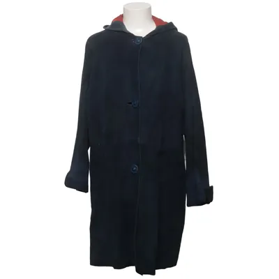 Leren jas (Blauw) van Janbell