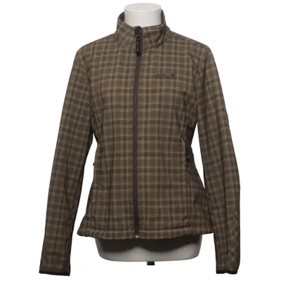 Softshelljakke (Brun, Sort) fra Jack Wolfskin Elastan, Polyester