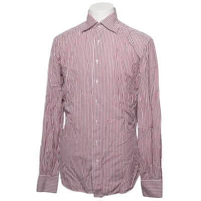 Skjorte (Rød, Hvid) fra Shirtonomy Bomuld