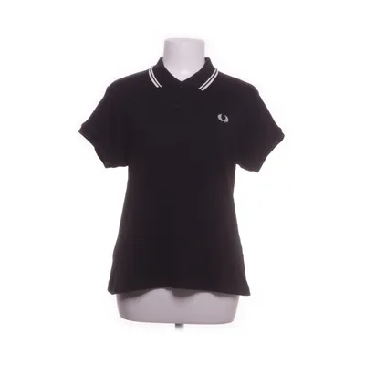 Poloshirt (Zwart, Wit) van Fred Perry Katoen, Gerecycled polyester
