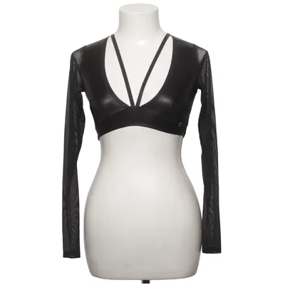 Crop Top (Schwarz) von Jette Elasthan, Polyamid