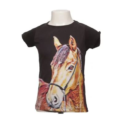 T-shirt (Black, Multicolored) from Copperfield Cotton, Polyester