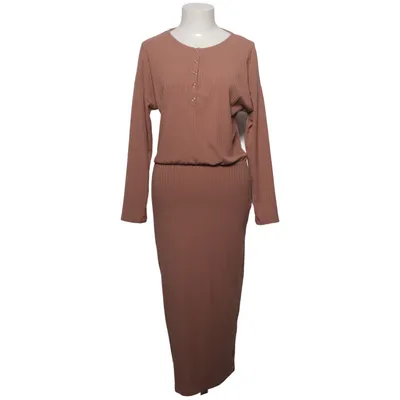 Dress (Brown) from Bubbleroom Elastane, Polyester, Viscose