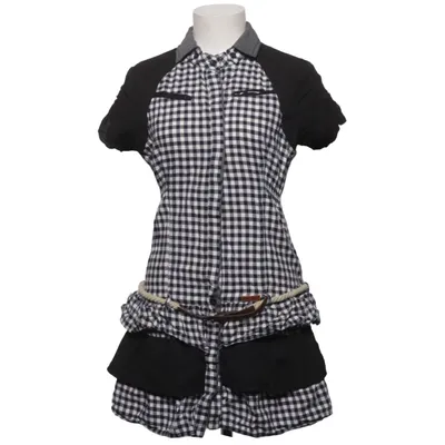Shirt dress (Blue, Black, White) from Khujo Polyester