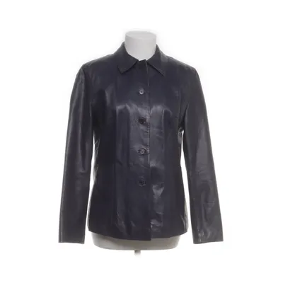 Leather blazer (Blue) from Piu Piu