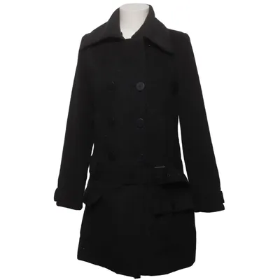 Manteau (Noir) de JSFN Polyester, Laine