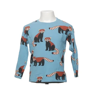 Lange mouwen shirt (Blauw, Meerkleurig) van Lindex Katoen, Elastaan