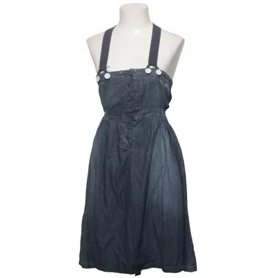 Dungaree dress (Blue) from Blendshe Cotton