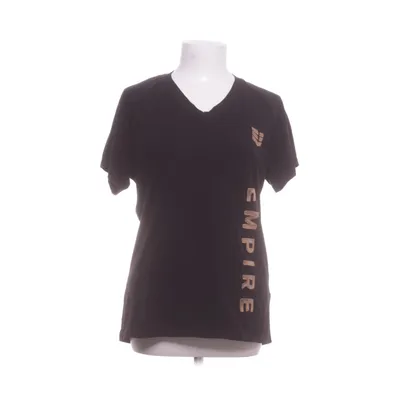 T-shirt (Noir) de Empire Coton biologique, Élasthane