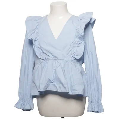 Wikkelblouse (Blauw) van Andy & Lucy Katoen