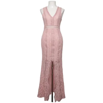 Avondjurk (Roze) van Minuet Elastaan, Veer, Polyester