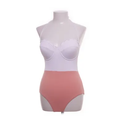 Baddräkt (Vit, Rosa) från Daisy Grace Elastan, Nylon