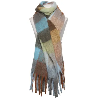 Scarf (Blue, Gray, Brown) from Rosenvinge