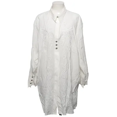 Blouse (White) from Die Lingener Polyester, Viscose
