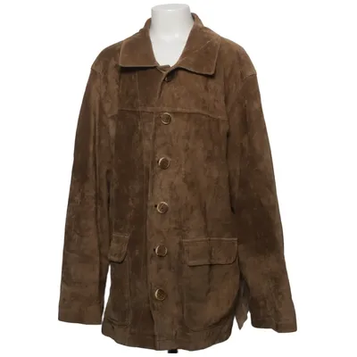 Veste en cuir (Marron) de Distler Acétate, Cuir, Polyamide