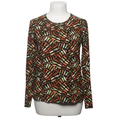 Langærmet t-shirt (Sort, Flerfarvet) fra Jacett Elastan, Viscose