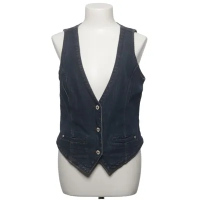 Jeansvest (Blå) fra Sally & Circle Bomuld, Elastan, Polyester