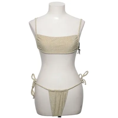 Bikini (Gold) from A-DSGN Elastane, Metallic fiber, Polyester